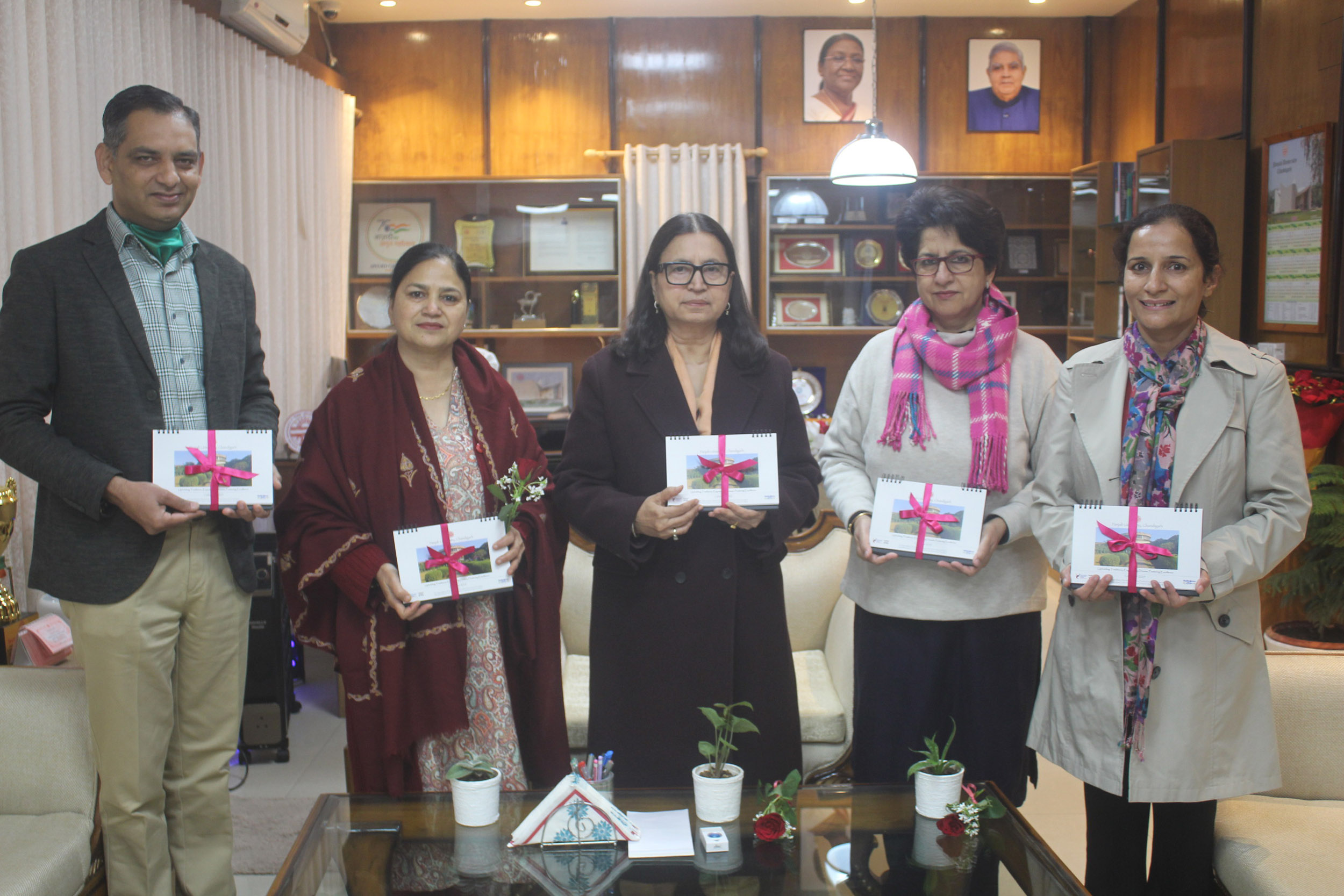 Panjab University releases its Table Calendar 2025 on the theme, ‘Upholding Traditions, Empowering Dreams, Fostering Excellence’
